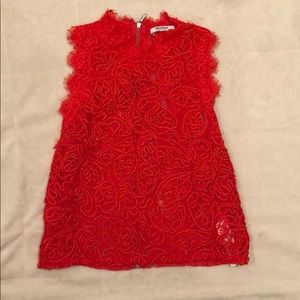 Zara Lace High-neck Tank Top